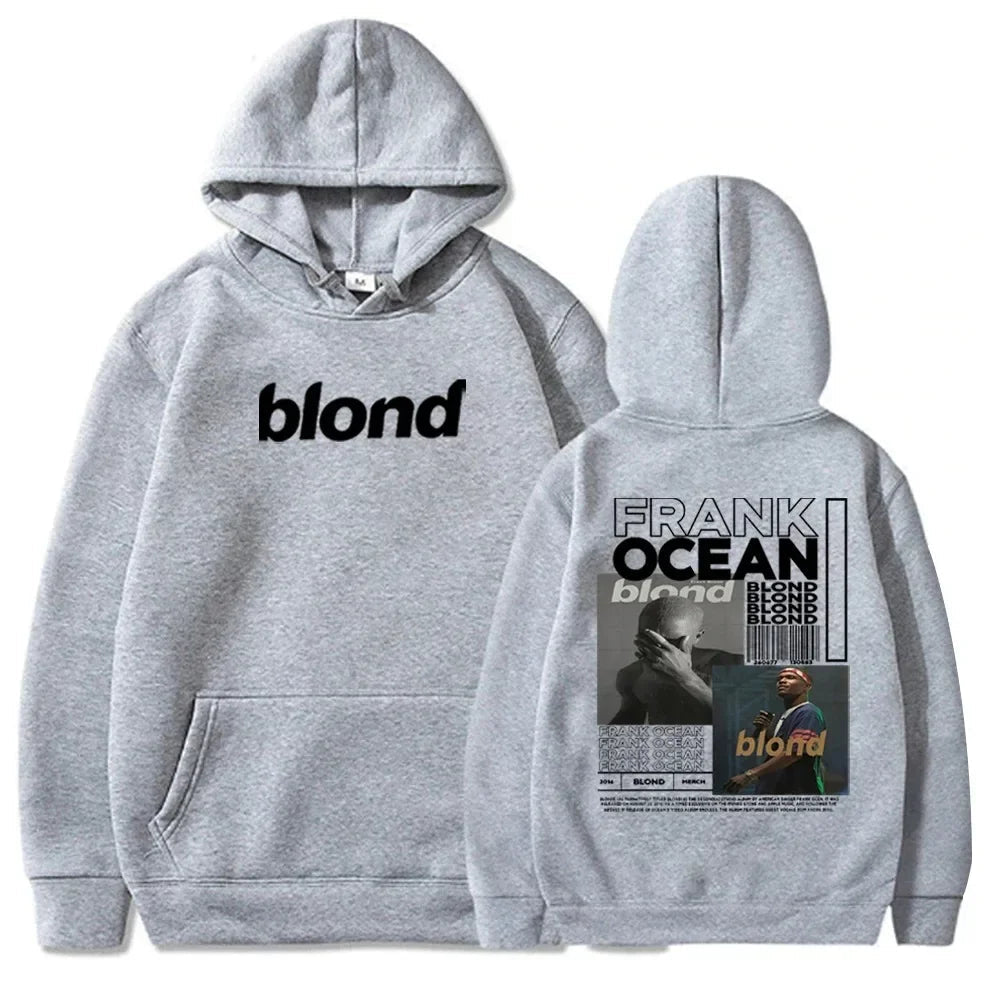 Streetwear Rapper Frank Ocean Channel Orange Graphic Hoodie Ocean Oversized Sweatshirt Blond Hip Hop Vintage Hoodies Men's Fashion Top - Grand Goldman