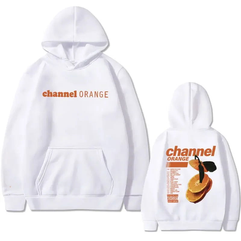 Streetwear Rapper Frank Ocean Channel Orange Graphic Hoodie Ocean Oversized Sweatshirt Blond Hip Hop Vintage Hoodies Men's Fashion Top - Grand Goldman