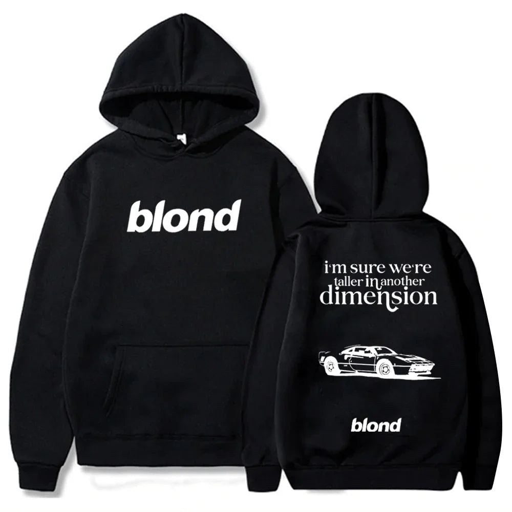 Streetwear Rapper Frank Ocean Channel Orange Graphic Hoodie Ocean Oversized Sweatshirt Blond Hip Hop Vintage Hoodies Men's Fashion Top - Grand Goldman