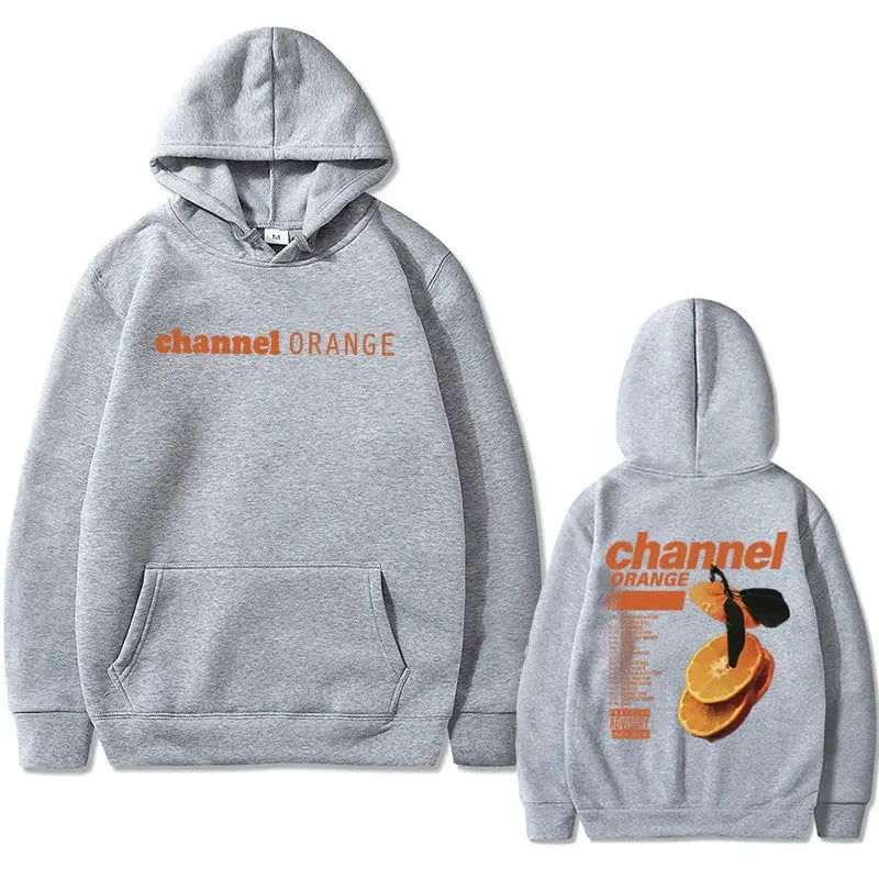 Streetwear Rapper Frank Ocean Channel Orange Graphic Hoodie Ocean Oversized Sweatshirt Blond Hip Hop Vintage Hoodies Men's Fashion Top - Grand Goldman