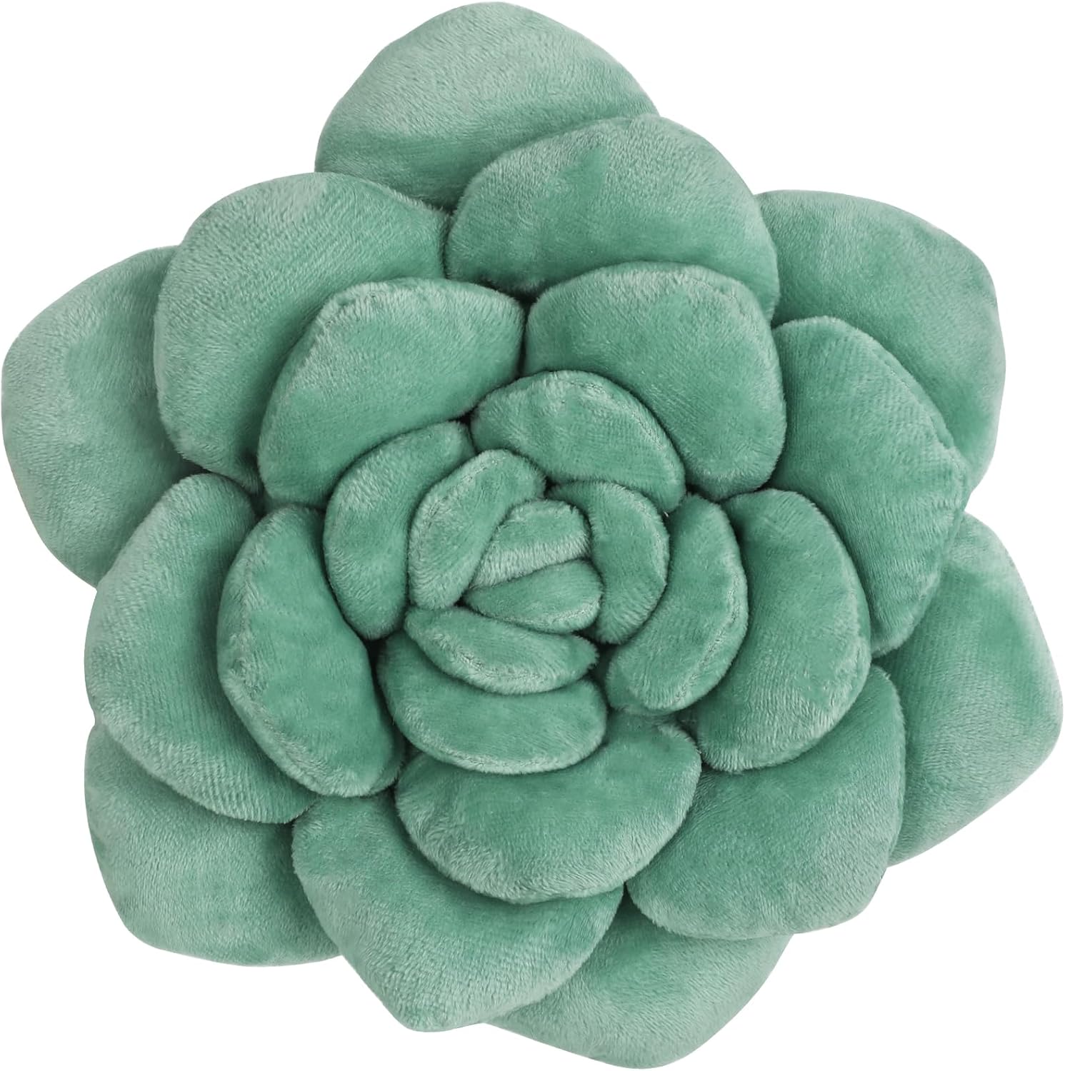Succulent Pillow - Hand-Stitched Plush Decorative Throw Pillow. Plant-Shaped Pillows and Flower Pillows, Plush Cushions for Bedroom and Home Decoration, 19.7in/50CM - Grand Goldman