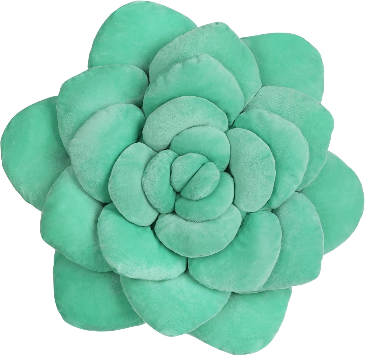 Succulent Pillow - Hand-Stitched Plush Decorative Throw Pillow. Plant-Shaped Pillows and Flower Pillows, Plush Cushions for Bedroom and Home Decoration, 19.7in/50CM - Grand Goldman