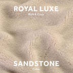 Sunbeam Electric Royal Luxe Microplush Heated Blanket 12 Heat Settings, 12-Hour Selectable Auto Shut-Off, Fast Heating, Warm and Cozy, Sandstone Color, Queen, 90" x 84" - Grand Goldman