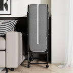 SunsGrove Twin Folding Bed with Mattress, 75" x 38" Folded Bed, Rollaway Bed Guest Bed Portable Foldable Extra Bed for Adults, Fold up Bed with 5" Memory Foam Mattress, Space-Saving Sturdy Metal Frame - Grand Goldman