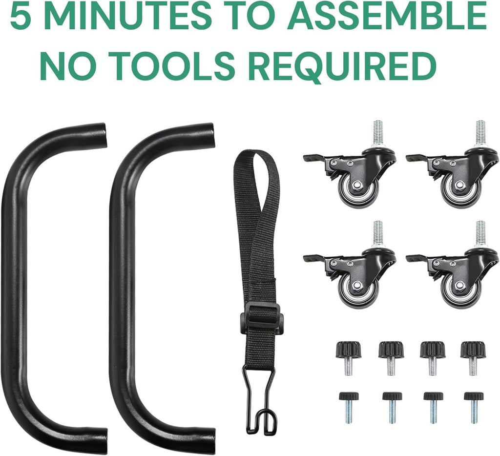 SunsGrove Twin Folding Bed with Mattress, 75" x 38" Folded Bed, Rollaway Bed Guest Bed Portable Foldable Extra Bed for Adults, Fold up Bed with 5" Memory Foam Mattress, Space-Saving Sturdy Metal Frame - Grand Goldman