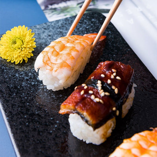 Sushi Plate Household Ceramic Western Cuisine Plate Creative Rectangle Plate Japanese Dish - Grand Goldman