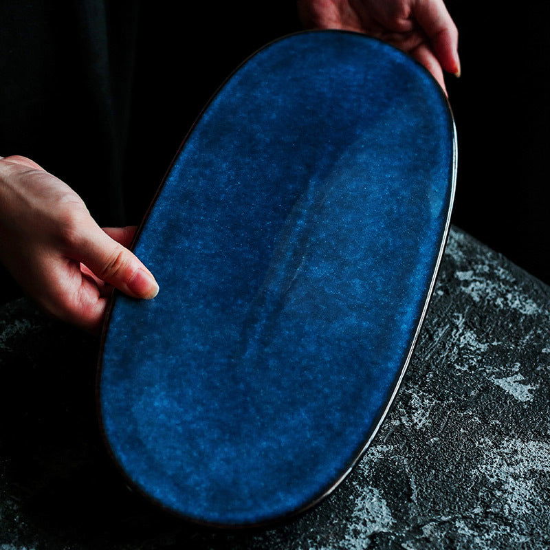 Sushi sashimi plate snack plate flat plate - Grand Goldman