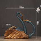 Swan Wine Rack Decoration - Grand Goldman