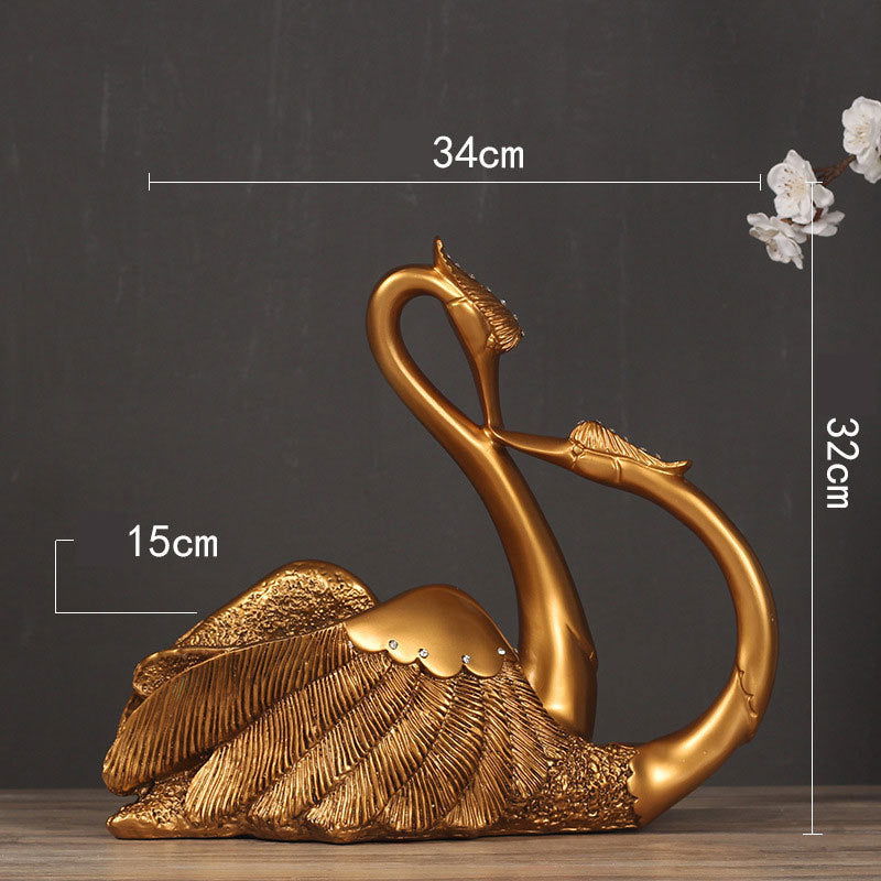 Swan Wine Rack Decoration - Grand Goldman