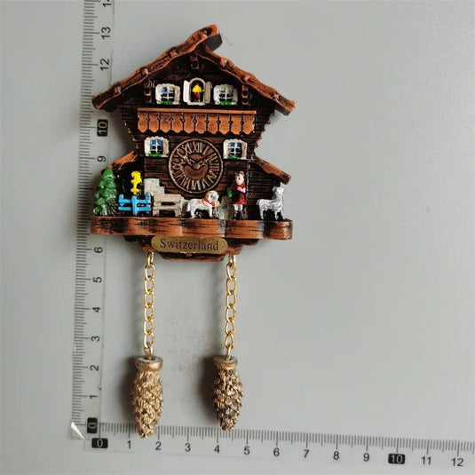 Switzerland Fridge Magnets Geneva Interlaken Swiss Cow Duck Cuckoo Clock Alpine Magnetick Refrigerator Stickers Souvenir Gifts - Grand Goldman