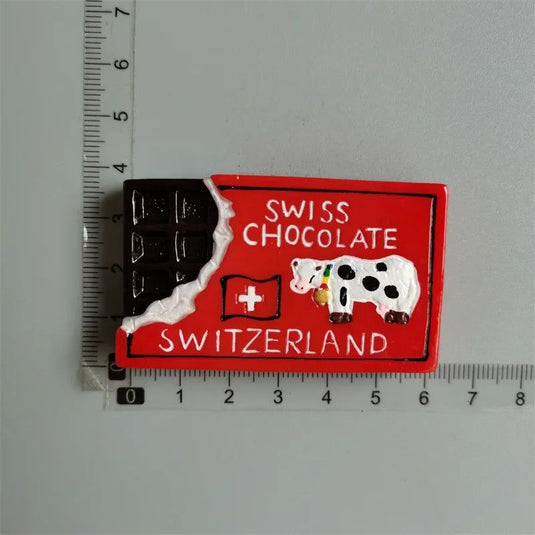 Switzerland Fridge Magnets Geneva Interlaken Swiss Cow Duck Cuckoo Clock Alpine Magnetick Refrigerator Stickers Souvenir Gifts - Grand Goldman