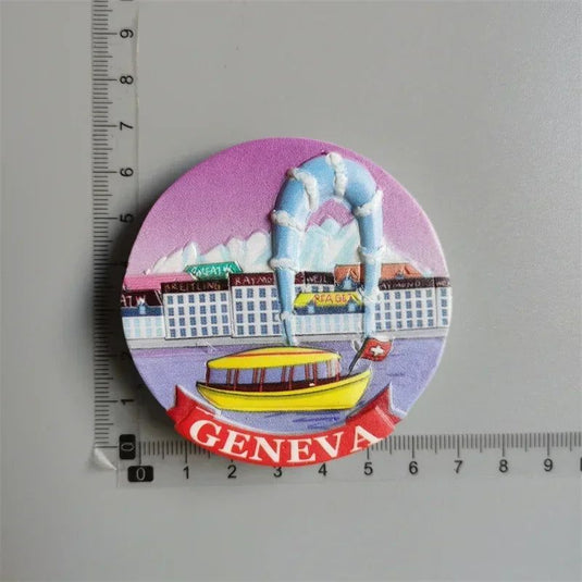 Switzerland Fridge Magnets Geneva Interlaken Swiss Cow Duck Cuckoo Clock Alpine Magnetick Refrigerator Stickers Souvenir Gifts - Grand Goldman