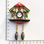 Switzerland Fridge Magnets Souvenir  Swiss Lucerne Jungfrau Chapel Bridge Cuckoo Clock Tourism Magnetic Refrigerator Stickers - Grand Goldman