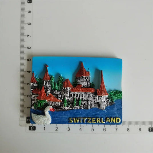 Switzerland Fridge Magnets tourist Souvenir Basel Zermatt Matterhorn Swiss Lucerne Jungfrau Cuckoo Clock Refrigerator Stickers - Grand Goldman