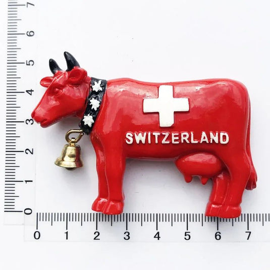 Switzerland Fridge Magnets Swiss Lovely Wooden House Cuckoo Clock Alpine Magnetick Refrigerator Stickers Souvenir Travel Gift - Grand Goldman