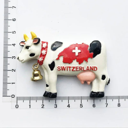 Switzerland Fridge Magnets Swiss Lovely Wooden House Cuckoo Clock Alpine Magnetick Refrigerator Stickers Souvenir Travel Gift - Grand Goldman