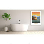 Switzerland Travel Geneva Art Poster Rectangle - Grand Goldman