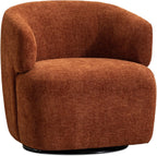 Swivel Accent Chair, Sherpa Teddy Barrel Chair for Living Room, Cozy Round Boucle Arm Chair, Metal Base for Club Nursery Bedroom, Beige Cream White - Grand Goldman