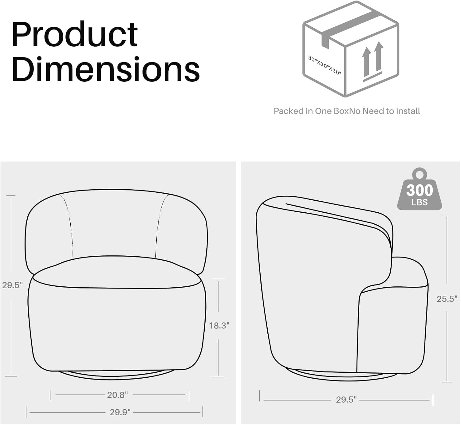 Swivel Accent Chair, Sherpa Teddy Barrel Chair for Living Room, Cozy Round Boucle Arm Chair, Metal Base for Club Nursery Bedroom, Beige Cream White - Grand Goldman