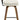 Swivel Counter Height Bar Stools Set of 3, Upholstered Faux Leather Barstools with Rattan Back, 26" Seat Height Bar Chairs for Kitchen Island, Bentwood Wood Frame, Cream White - Grand Goldman