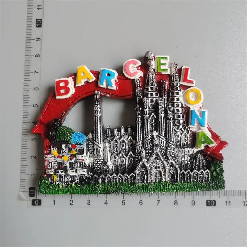 Swiwzertlnd Split Croatia Luxembourg Chicago Brazil Brugge Crete Bordeaux Jerusalem Boston USA Spain Fridge Magnets Stickers - Grand Goldman