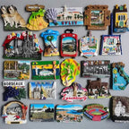 Swiwzertlnd Split Croatia Luxembourg Chicago Brazil Brugge Crete Bordeaux Jerusalem Boston USA Spain Fridge Magnets Stickers - Grand Goldman