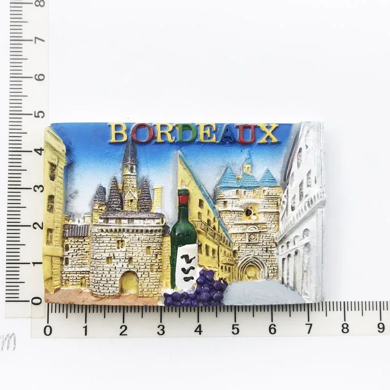 Swiwzertlnd Split Croatia Luxembourg Chicago Brazil Brugge Crete Bordeaux Jerusalem Boston USA Spain Fridge Magnets Stickers - Grand Goldman