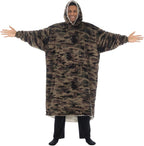 THE COMFY Original | Oversized Microfiber & Sherpa Wearable Blanket, Seen On Shark Tank, One Size Fits All (Blue) - Grand Goldman