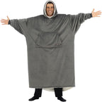 THE COMFY Original | Oversized Microfiber & Sherpa Wearable Blanket, Seen On Shark Tank, One Size Fits All (Blush) - Grand Goldman