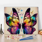 TUMOVO Flowers Paint by Numbers, Abstraction Oil Painting for Adults Kids Paint by Number, Plants Paint by Numbers with Brushes and Pigment for Home Wall Decor, 16x20 Inch, Frameless - Grand Goldman