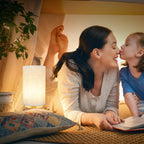 Table Lamp for Bedroom - Small Beside Lamps for Night Stands Home Office - Minimalist Design Warm Light Mini Boho Lamp - Fits in Kids,Living,Nursey Room,College Dorm - Awesome Gift Choice - Grand Goldman