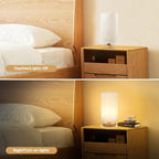 Table Lamp for Bedroom - Small Beside Lamps for Night Stands Home Office - Minimalist Design Warm Light Mini Boho Lamp - Fits in Kids,Living,Nursey Room,College Dorm - Awesome Gift Choice - Grand Goldman