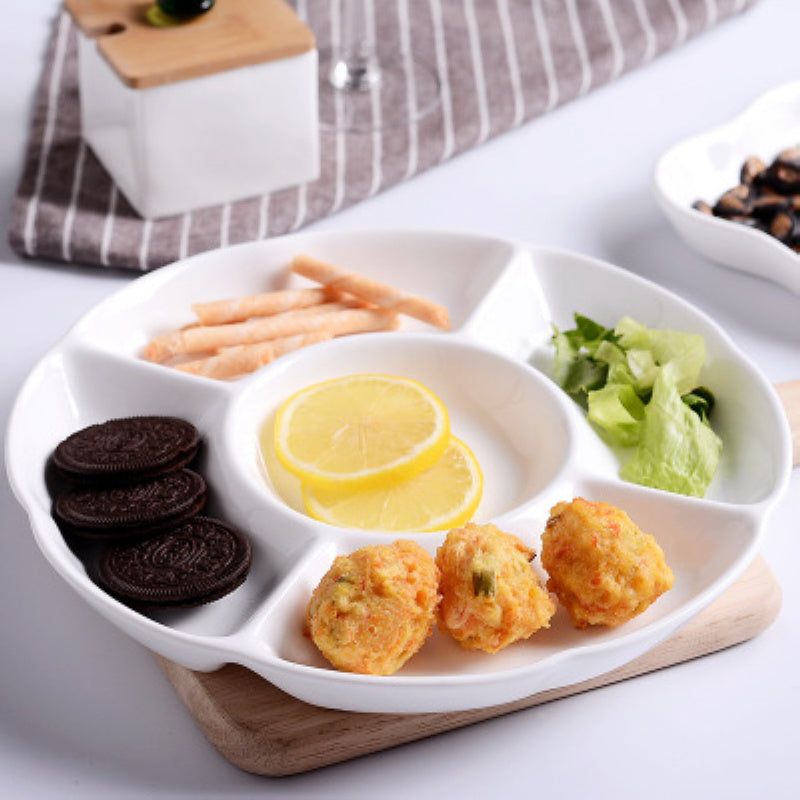 Tableware, Ceramic Partition Plate, Dish Plate - Grand Goldman