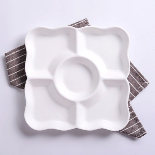 Tableware, Ceramic Partition Plate, Dish Plate - Grand Goldman
