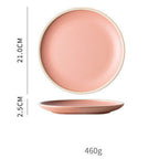 Tableware Morandi Dishes Set Ceramic Style Plate - Grand Goldman