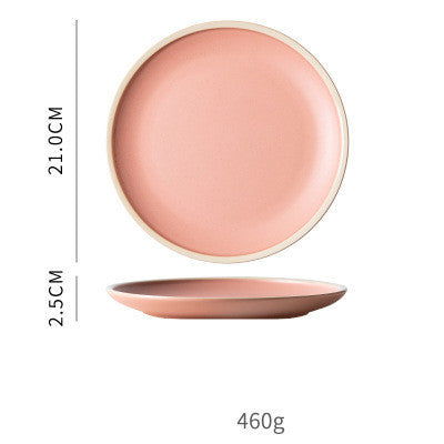 Tableware Morandi Dishes Set Ceramic Style Plate - Grand Goldman