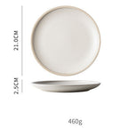 Tableware Morandi Dishes Set Ceramic Style Plate - Grand Goldman