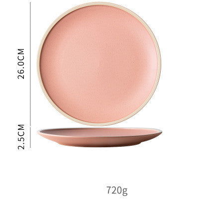 Tableware Morandi Dishes Set Ceramic Style Plate - Grand Goldman