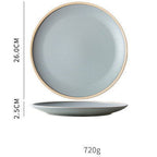Tableware Morandi Dishes Set Ceramic Style Plate - Grand Goldman