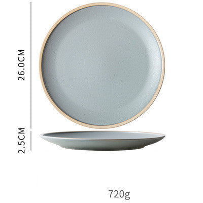 Tableware Morandi Dishes Set Ceramic Style Plate - Grand Goldman