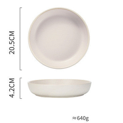 Tableware Morandi Dishes Set Ceramic Style Plate - Grand Goldman