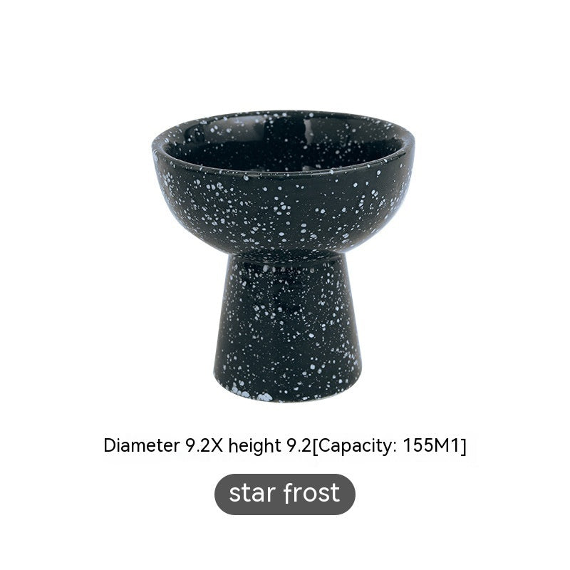 Tall Bowl Japanese-style Ceramic Snack Tableware - Grand Goldman