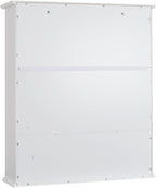 TaoHFE Bathroom Wall Cabinet with 2 Door Adjustable Shelves,Over The Toilet Storage White Wall Mounted Medicine Cabinets for Bathroom Laundry Room Kitchen - Grand Goldman