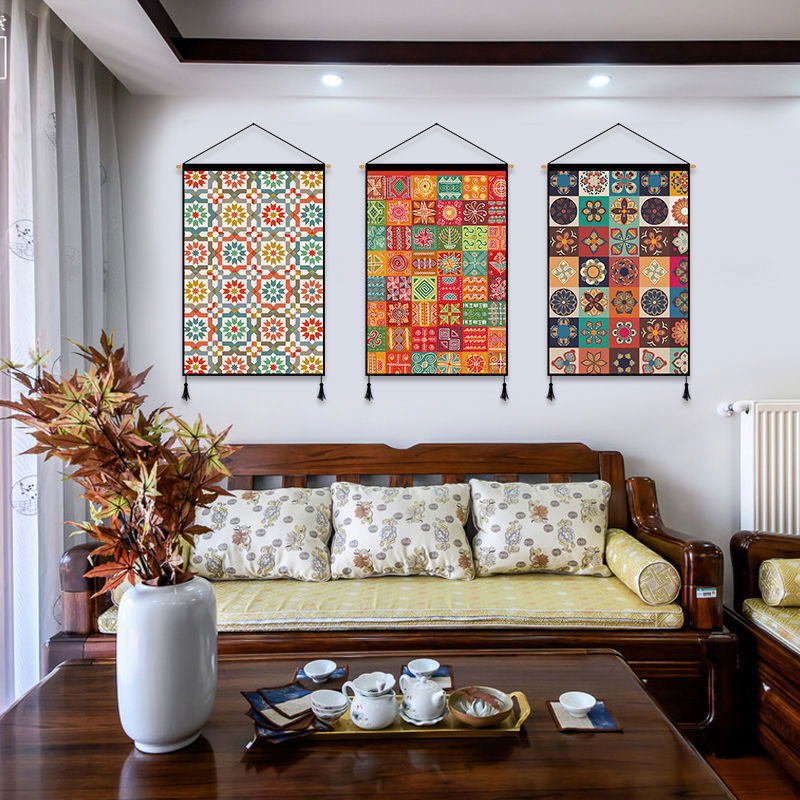 Tapestry Fabric Wall Painting Homestay Decorative Wall Painting - Grand Goldman