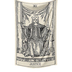 Tarot Card Destiny Astrology Divination Retro Tapestry Wall Tapestry - Grand Goldman