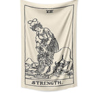 Tarot Card Destiny Astrology Divination Retro Tapestry Wall Tapestry - Grand Goldman