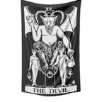 Tarot Card Destiny Astrology Divination Retro Tapestry Wall Tapestry - Grand Goldman