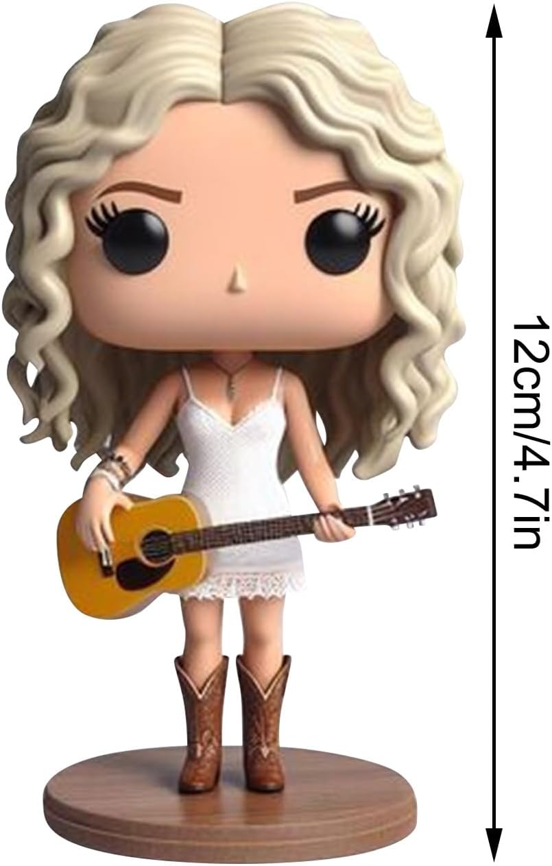 Taylor Resin Figures, Collectible Statues, Music Star Resin Sculptures-Commemorative Resin Ornaments-The Best Gift for Taylor Fans and Friends, Music Lover-Living Room and Desk Ornaments - Grand Goldman