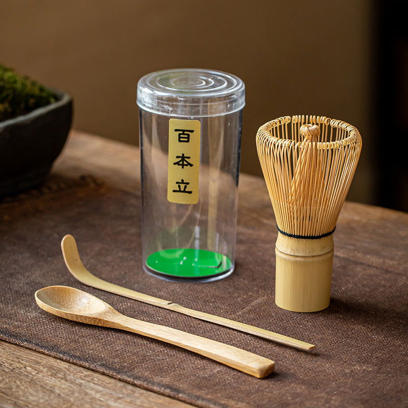 Tea Bowl Matcha Brushing Tea Tool Set Japanese Gift Box - Grand Goldman