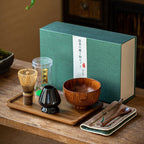 Tea Bowl Matcha Brushing Tea Tool Set Japanese Gift Box - Grand Goldman